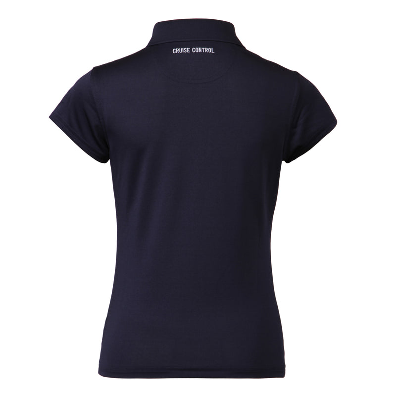 Women's Athletic Polo in Navy