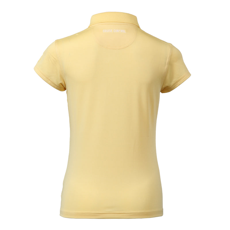 Women's Athletic Polo in Yellow