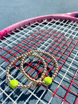 NEW - 14K Gold-filled tennis ball bracelet