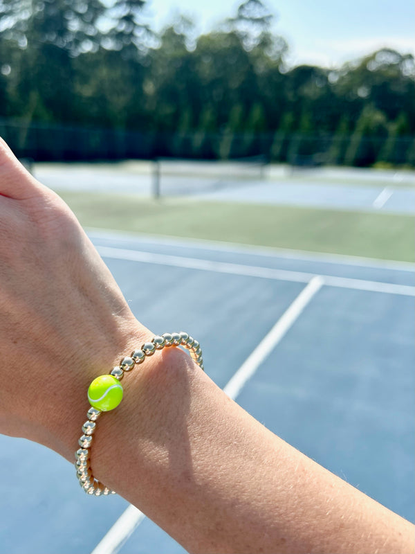 NEW - 14K Gold-filled tennis ball bracelet