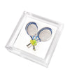 Tennis Racquets Acrylic Cocktail Napkin Holder