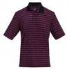 Striped Performance Polo - Left Chest Logo