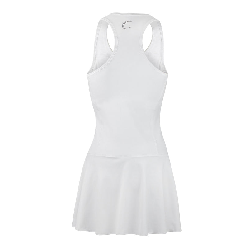 Women’s Tennis Fit & Flair Dress in White