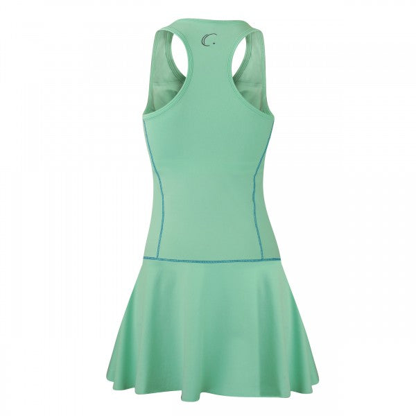 Women’s Tennis Fit & Flair Dress in Honeydew Green