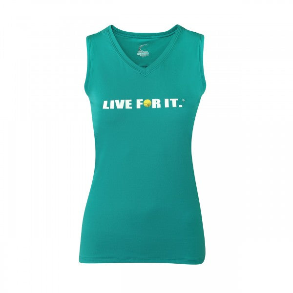 Live For It®  Sleeveless Performance Tee