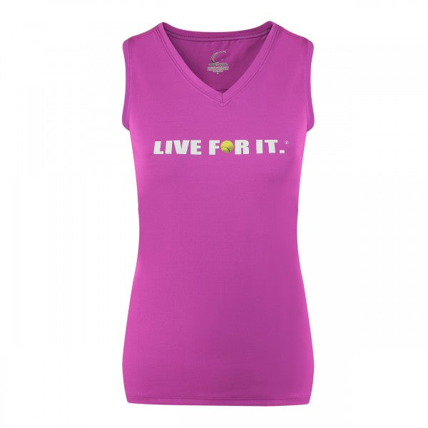 Live For It®  Sleeveless Performance Tee