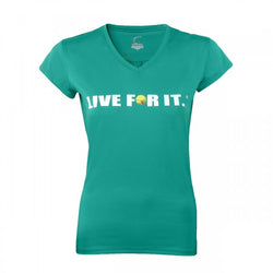 Live For It®  Cap-Sleeve Performance Tee