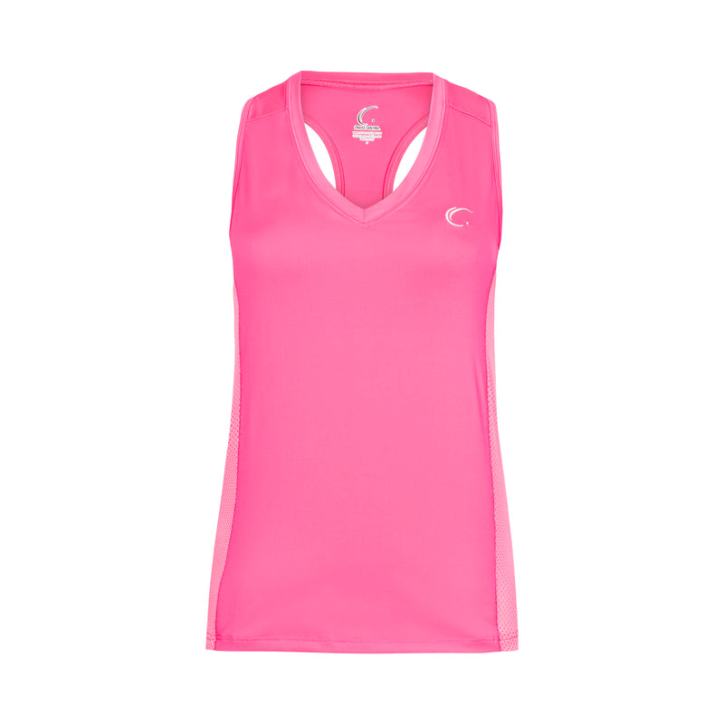 NEW - Racerback Tank Top with Mesh