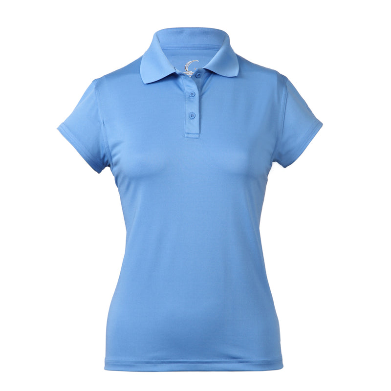 Women's Athletic Polo in Light Blue