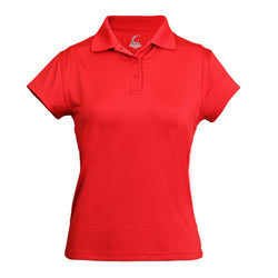 Women's Athletic Polo in Red