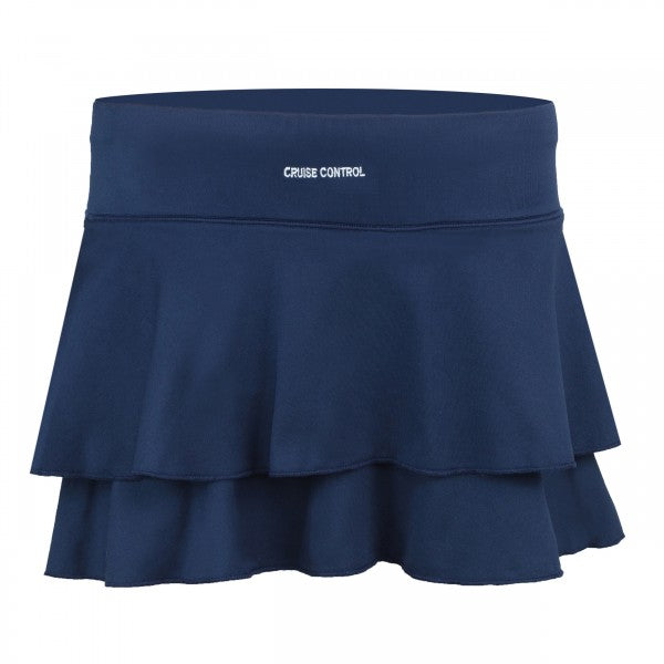 Women’s Double Layered Tennis Skort in Navy