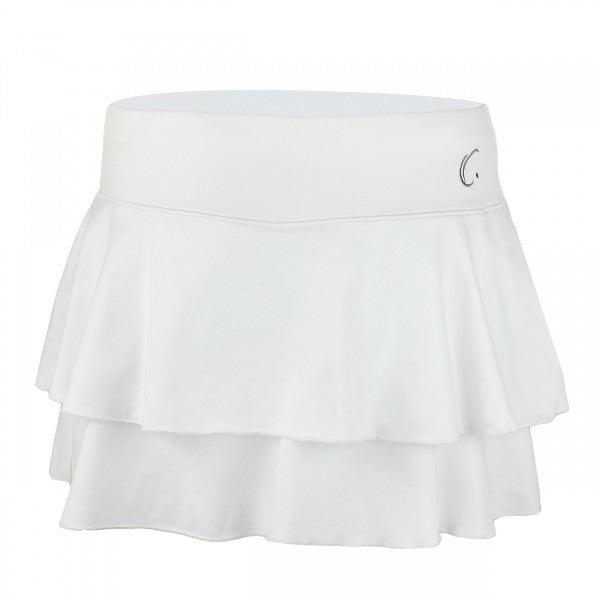 Women’s Double Layered Tennis Skort in White