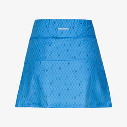 Patterned Pleated Skort with pockets
