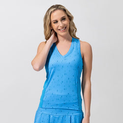 Racerback Tank Top with Mesh