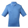 Men's Collared Jersey Pique Polo in Light Blue