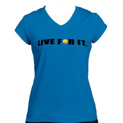 Live For It®  Cap-Sleeve Performance Tee