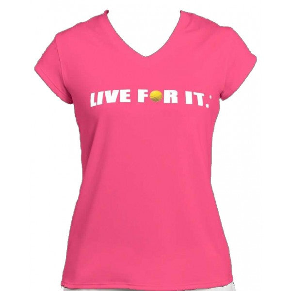 Live For It®  Cap-Sleeve Performance Tee