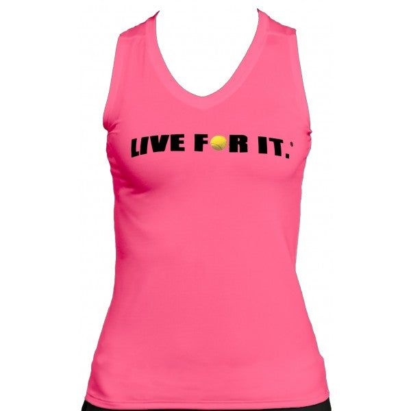 Live For It®  Sleeveless Performance Tee