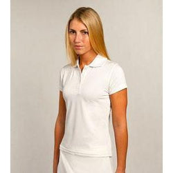 Women's Athletic Polo in White